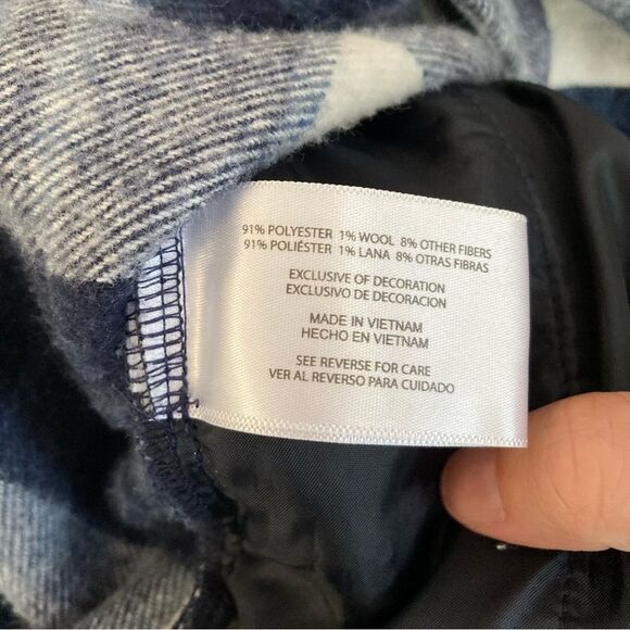 Banana Republic Women's Brushed Flannel Shirt Jacket shacket size medium! EUC! - Picture 12 of 13